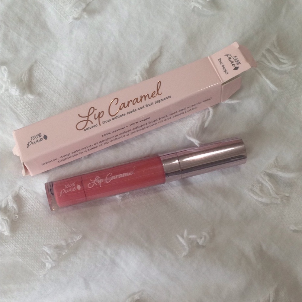 Brand New 100% Pure lip caramel color Rum Nougat